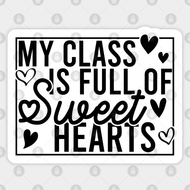 My Class Is Full Of Sweethearts Sticker by Blonc